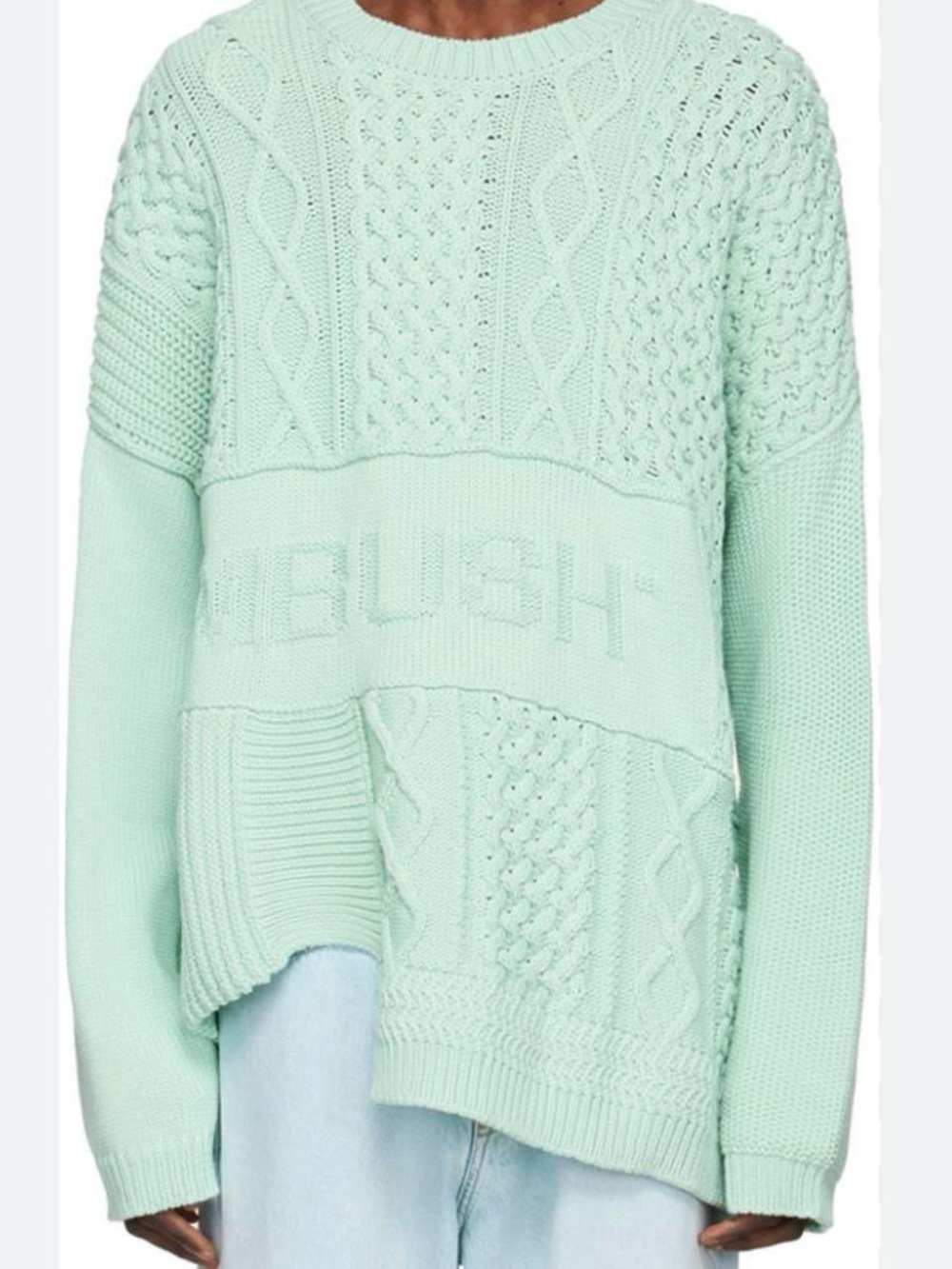 Ambush Cable-Knit Pullover Sweater